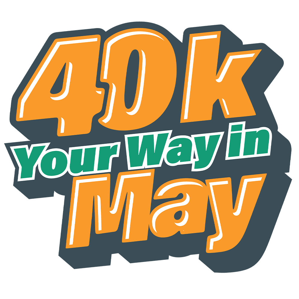 40k Your Way fundraising white label microsite with custom branding
