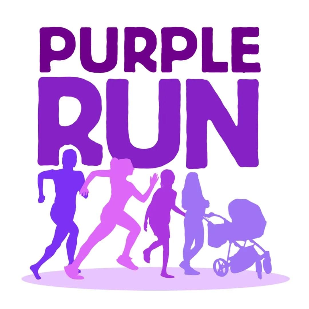 Purple Run 2026 fundraising white label microsite with custom branding